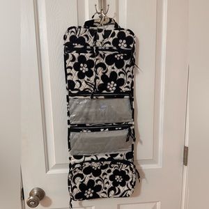 Vera Bradley Black & White Hanging Travel Organizer